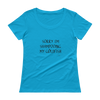 Sorry, I'm Shampooing My Goldfish, Ladies' Scoopneck T-Shirt