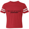 Jonathan Definition of a Hero Toddler Striped Tee