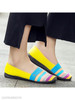 Striped Flat Round Toe Casual Comfort Flats