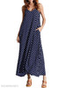 Spaghetti Strap Printed Maxi Dress