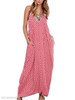 Spaghetti Strap Printed Maxi Dress