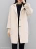 Notch Lapel Patch Pocket Plain Coat