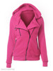 Hooded Zipper Plain Hoodie