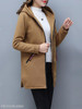 Hooded Zipper Plain Coat