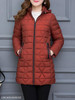 Hooded Zipper Plain Coat