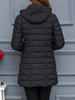 Hooded Zipper Plain Coat