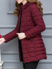 Hooded Zipper Plain Coat