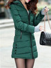Hooded Zipper Plain Coat