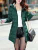 Hooded Zipper Plain Coat