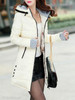 Hooded Zipper Plain Coat