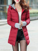 Hooded Zipper Plain Coat