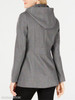 Hooded Zipper Plain Coat