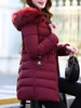 Hooded Plain Quilted Pocket Padded Coat