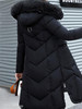 Hooded Patch Pocket Side Slit Zipper Plain Coats