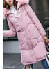Hooded Patch Pocket Side Slit Zipper Plain Coats