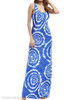 Round Neck Printed Maxi Dress