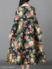 Round Neck Printed Maxi Dress