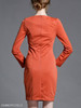 Round Neck Plain Bodycon Dress