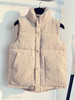Band Collar Single Breasted Plain Waistcoat