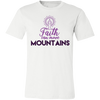 Faith can move mountains 3001C Unisex Jersey Short-Sleeve T-Shirt