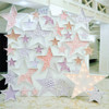 Star backdrop. of wood