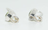 Silver Green Marquise Drop Earrings