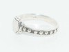 Vintage Sterling Heart Ring Size 8