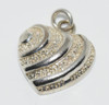 Vintage Sterling Silver Heart Pendant Necklace 20"