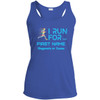 Personalized I Run For Ladies Tank