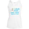 Personalized I Run For Ladies Tank