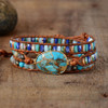 Protective Turquoise Wrap Bracelet