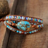 Protective Turquoise Wrap Bracelet