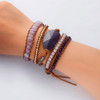 Crown Chackra Amethyst Bracelet