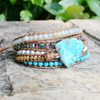 Turquoise Wrap Leather Bracelet Turquoise Wrap Leather Bracelet