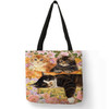 Christina - CatStory™ Cat Print Canvas Handbag