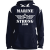 Marine Son Shoulder Colorblock Pullover