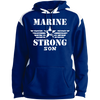 Marine Son Shoulder Colorblock Pullover