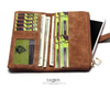 Tauren Nubuck Leather Zipper Clutch Tauren Nubuck Leather Zipper Clutch