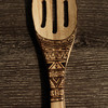 Wood Burned Bamboo Utensil Set - 3pc