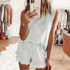 Sleeveless Tie-dye Short Set