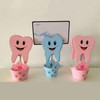 6 Pcs/Pack Dental Clinic Tooth Business Name Card Holder Case Display Stand