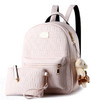 Circle Design Backpack With Teddy Totem