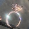 Vintage Ring Rose Gold Filled 925 silver AAAAA Zircon stone Party Wedding Band Rings For Women men Fashion Jewelry