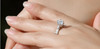 Solitaire Luxury Jewelry 925 Sterling Silver Round Cut AAA CZ Zirconia Simulated stones Engagement Women Crown Ring