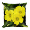 All-Over Print Premium Pillow Case w/ stuffing - Oxalis pes-caprae