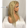 WW Blondie (613 Deep Wave 13x6 LF 100% Remy Human Hair Wig, 20",  150% Density)