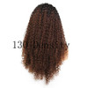 Lady B (Brazilian Curly Ombre Roots 100% Remy Human Hair LF Wig 3" Parting, 10"-24" Choose Density)