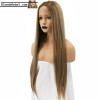 Yonce (20"-28" Silky Straight Ombre Rooted Blonde Synthetic Heat Safe Lace Front Wig)