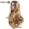 Sierra (20"-28" Body Wave Ombre Rooted Blonde Synthetic Heat Safe Lace Front Wig)