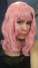 Atomic Pink (Pink Bobbed And Banged Heat Safe Synthetic Wig)